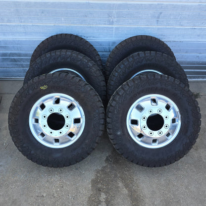 2024-2026 18" SILVERADO SIERRA 3500 DRW DUALLY WHEELS RIMS TIRES 84830462 #46310