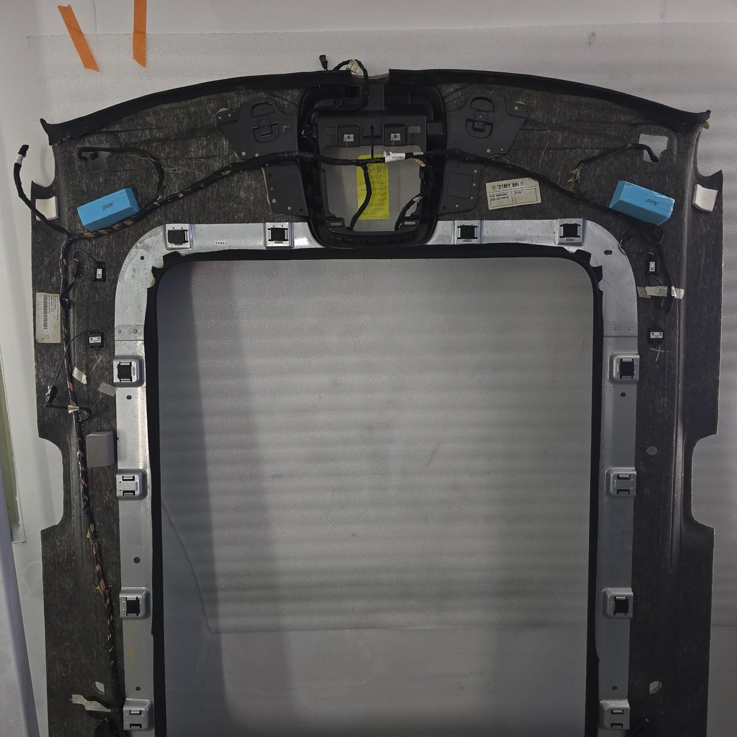 2019-2025 RAM 1500 CREW CAB BLACK HEADLINER TRIM PANEL SUNROOF 20 21 22 23 #46078