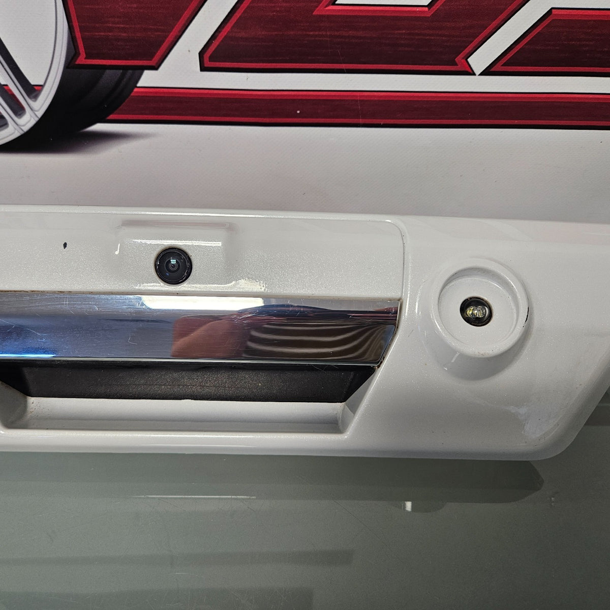 2021-2024 FORD F150 TAILGATE LIFTGATE WHITE HANDLE CAMERA ML34-99431B82-L #37681