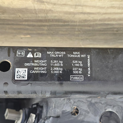 2015-2020 FORD F150 BLACK REAR BUMPER HITCH PARKING SENSORS 16 17 18 19 #46238