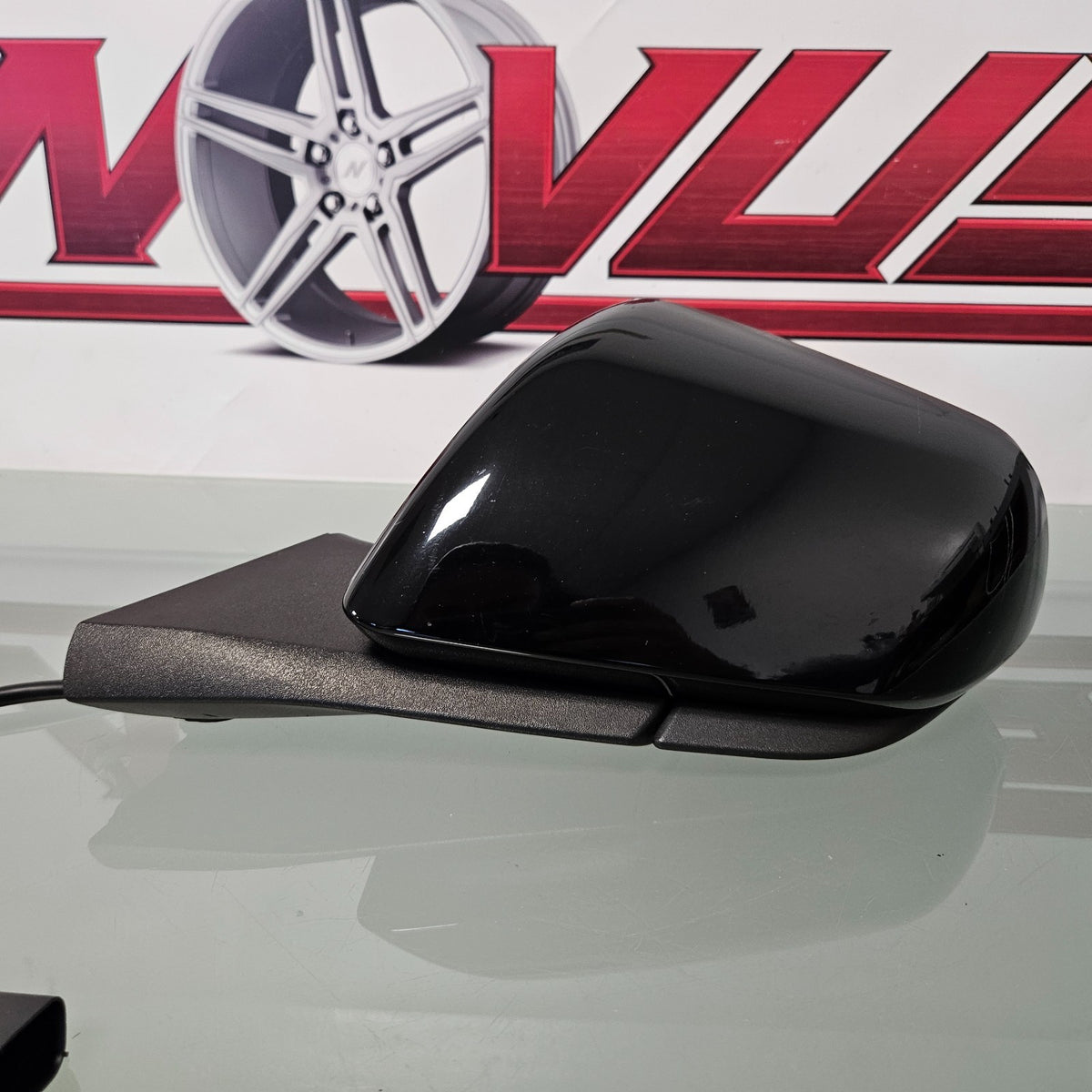 15-23 FORD MUSTANG FRONT LH DRIVER DOOR MIRROR BLACK 16 17 18 19 20 21 22 #39370