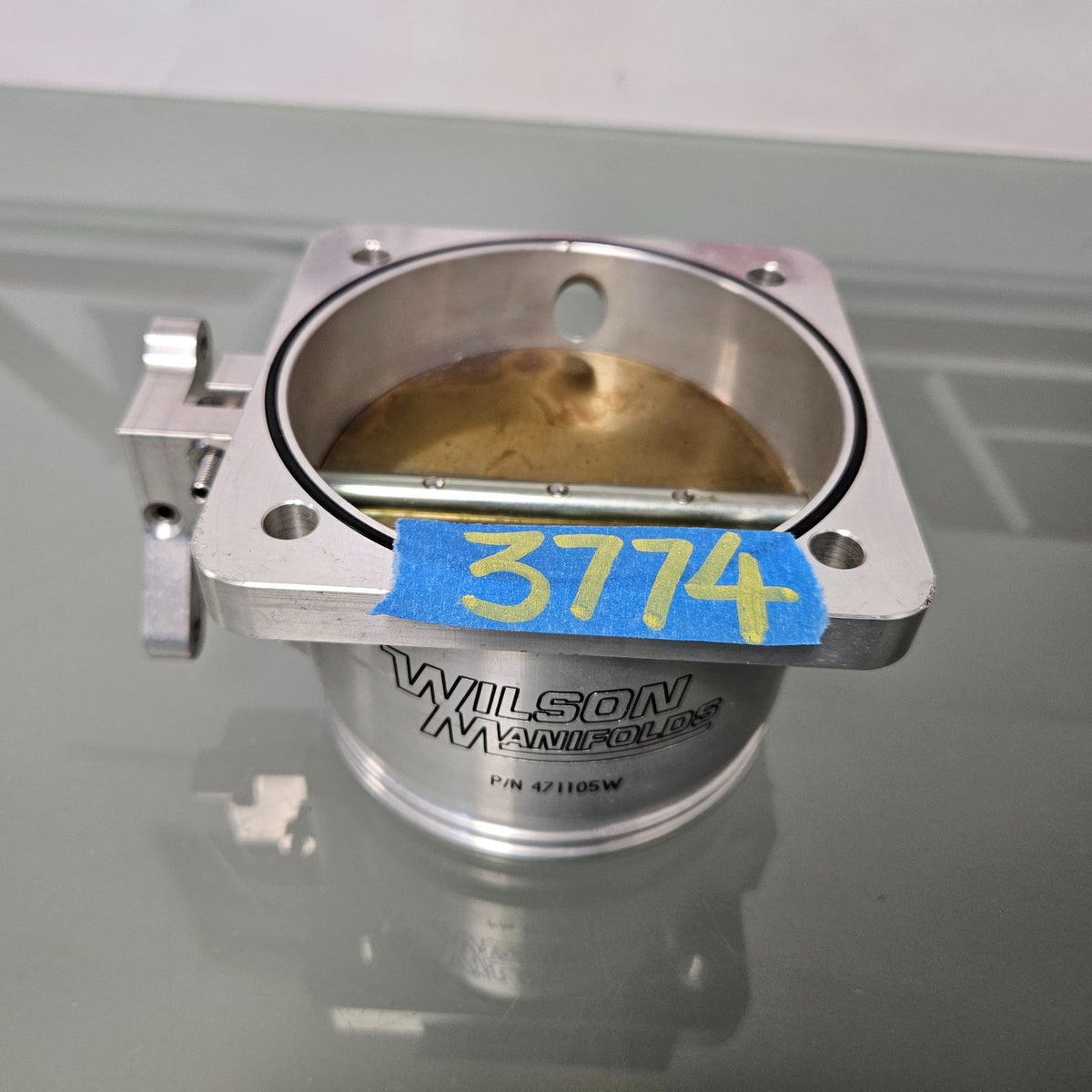 WILSON MANIFOLDS 105mm  BILLET THROTTLE BODY 1520CFM 4.250 OD 471105D #37744