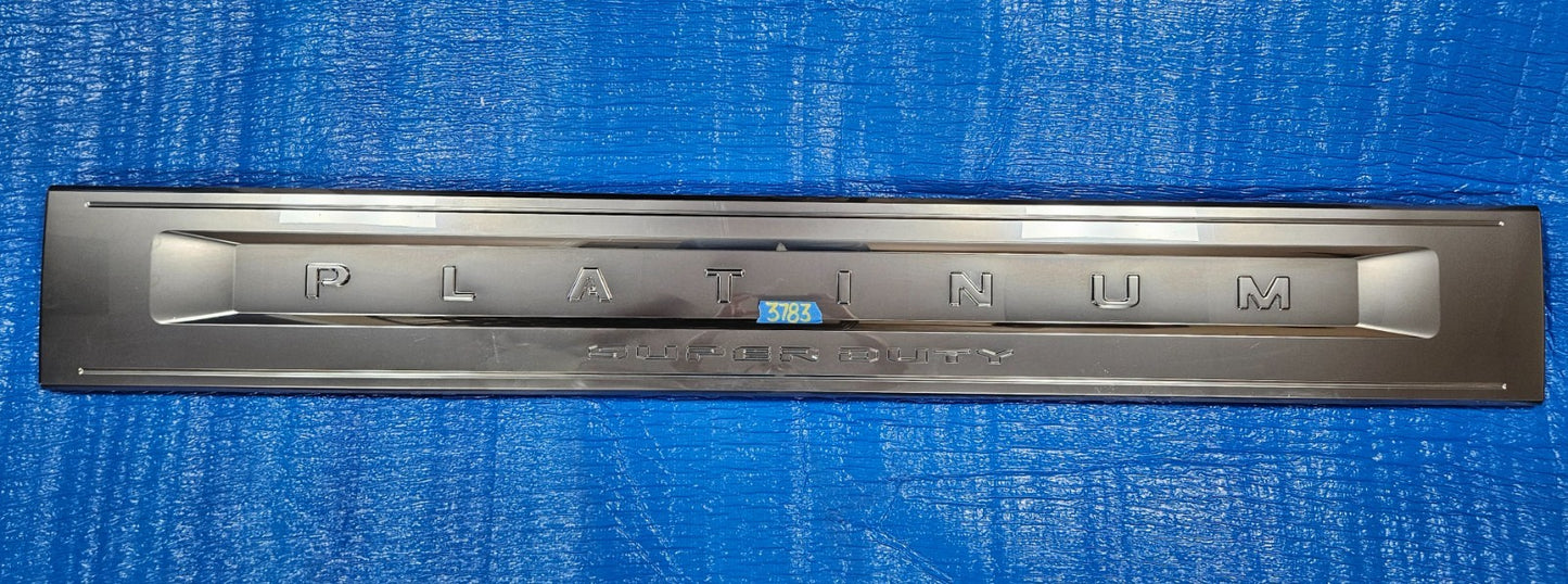 2020 2021 2022 FORD F250 F350 F450 PLATINUM TAILGATE PANEL APPLIQUE #37837